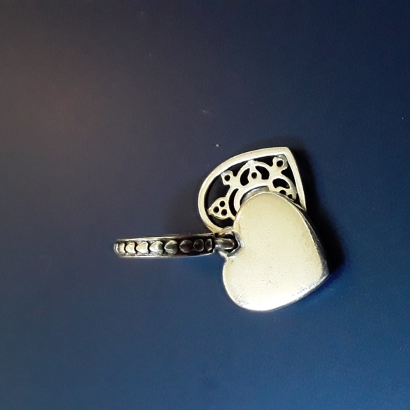 Pandora My Wife Always Heart Dangle Charm - Picture 6 of 9